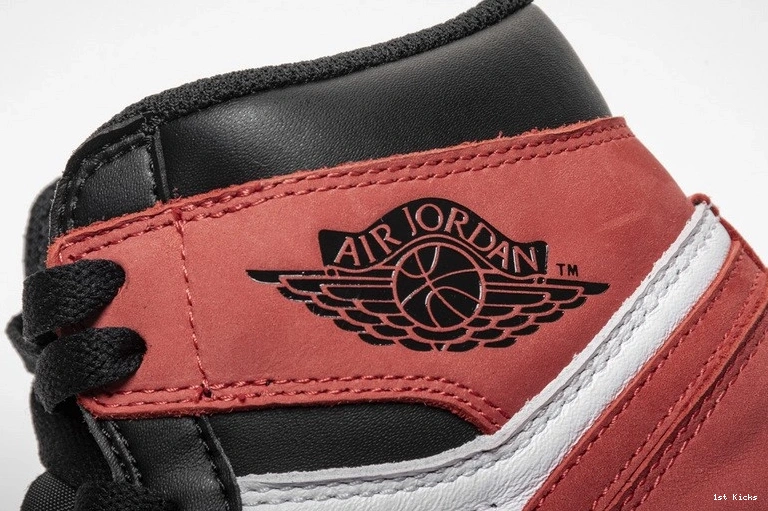 Air Jordan  1 Red Retro 555088-112 6 Rings Track High 0102